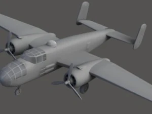 b25 mitchell 3D Model