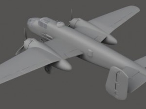 b25 mitchell 3D Model