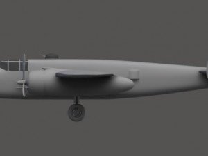 b25 mitchell 3D Model
