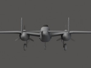 b25 mitchell 3D Model