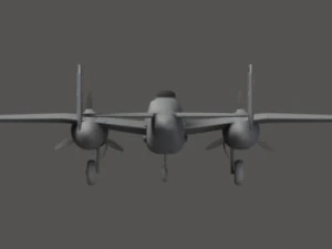 b25 mitchell 3D Model