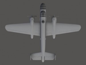 b25 mitchell 3D Model