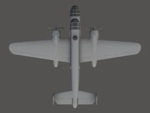 b25 mitchell 3D Model