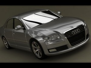 audi a8 w12 3D 모델