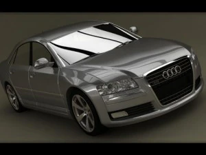 audi a8 w12 3D Model