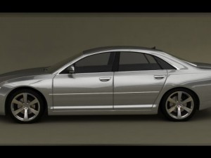 audi a8 w12 3D Modell