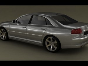audi a8 w12 3D Modell