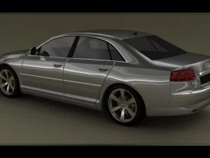 audi a8 w12 3D Model