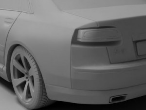 audi a8 w12 3D Modell