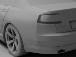 audi a8 w12 3D Model