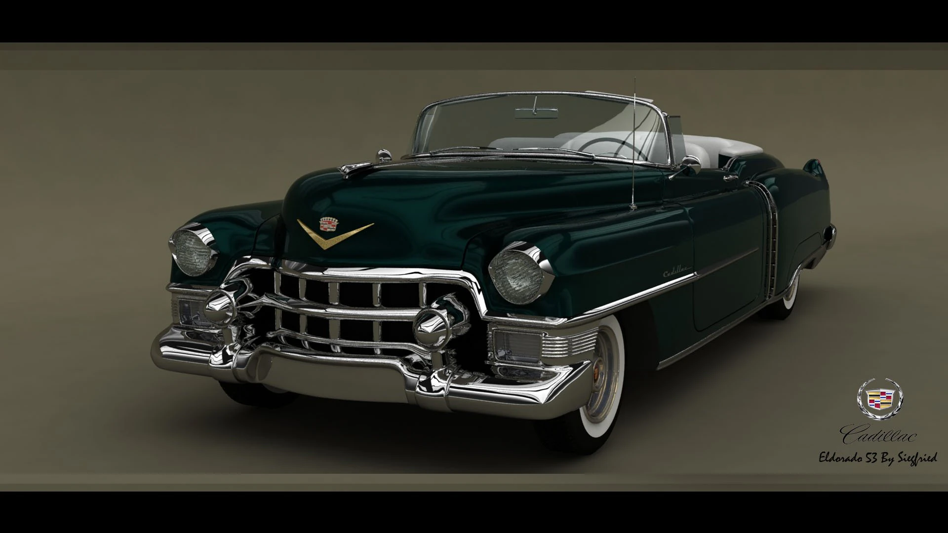 cadillac eldorado 1953 3D Model .c4d .max .obj .3ds .fbx .stl .blend 