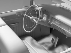 cadillac eldorado 1953 3D Model