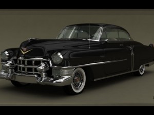cadillac deville coupe 1953 3Dモデル