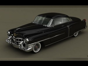 cadillac deville coupe 1953 3D 모델