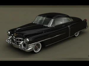 cadillac deville coupe 1953 3D Model