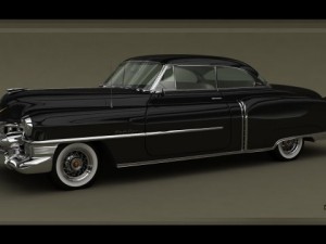 cadillac deville coupe 1953 3D 모델