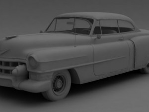 cadillac deville coupe 1953 3D 모델