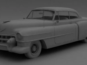cadillac deville coupe 1953 3D Model