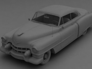 cadillac deville coupe 1953 3D 모델
