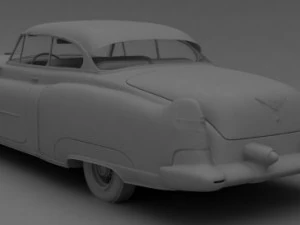 cadillac deville coupe 1953 3D Model