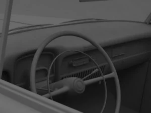 cadillac deville coupe 1953 3D Model