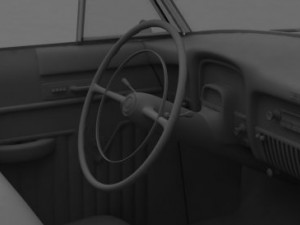 cadillac deville coupe 1953 3D 모델