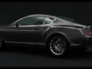 bentley continental gt speed 2008 Model 3D