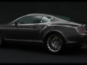 bentley continental gt speed 2008 3D Model