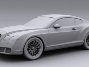 bentley continental gt speed 2008 Model 3D