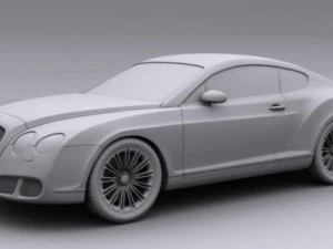 bentley continental gt speed 2008 3D Model