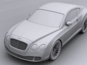 bentley continental gt speed 2008 3D Model
