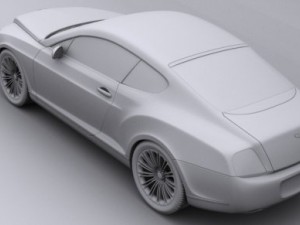 bentley continental gt speed 2008 Model 3D