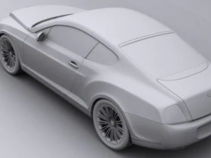 bentley continental gt speed 2008 3D Model