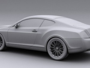 bentley continental gt speed 2008 Model 3D
