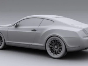 bentley continental gt speed 2008 3D Model