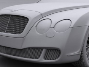 bentley continental gt speed 2008 Model 3D