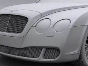 bentley continental gt speed 2008 3D Model