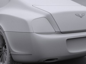 bentley continental gt speed 2008 Model 3D