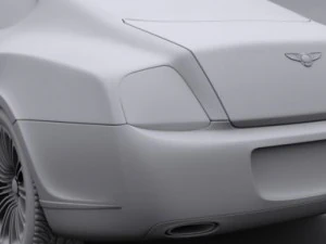 bentley continental gt speed 2008 3D Model