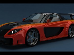 veilside fortune rx7 3D Model