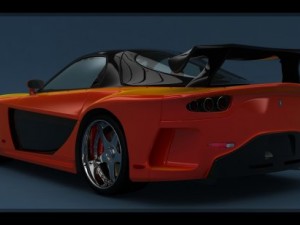 veilside fortune rx7 3D Model