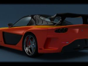 veilside servet rx7 3D Model