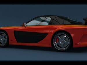 veilside fortune rx7 3D Model