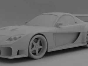 veilside servet rx7 3D Model