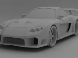 veilside servet rx7 3D Model