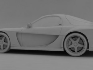 veilside fortune rx7 3D Model