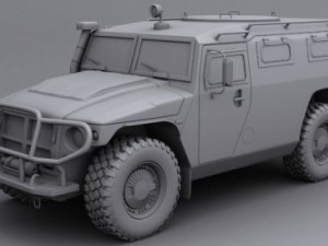 tiger gaz 2330 3D 모델