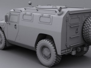 tiger gaz 2330 3D 모델