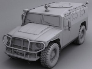 tiger gaz 2330 3D 모델