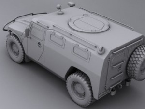 tiger gaz 2330 3D 모델
